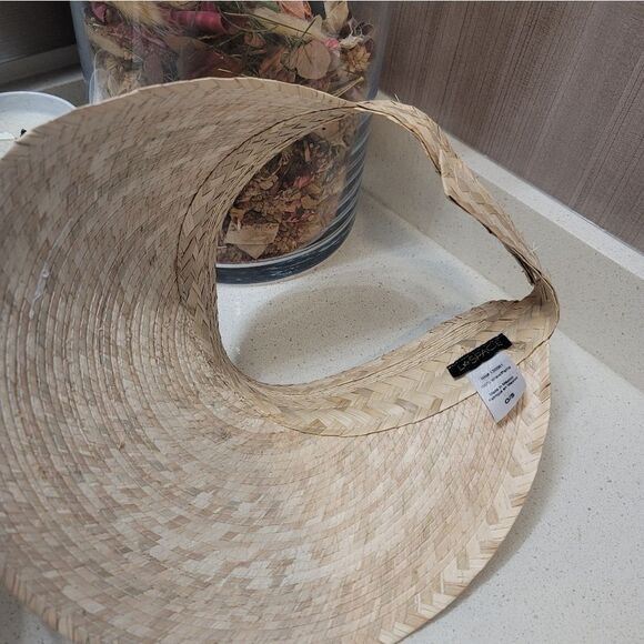 L*Space Natural Straw Sun Visor - Picture 3 of 4